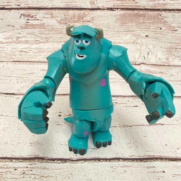 DISNEY STORE Disney Pixar Toy Box Sulley Action Figure 6" - Picture 1 of 5
